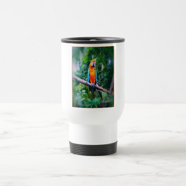 Taza De Viaje Martinica Macaw (Centro)