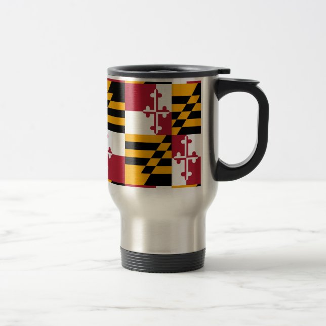 Taza De Viaje Maryland State Flag Graphic (Derecha)