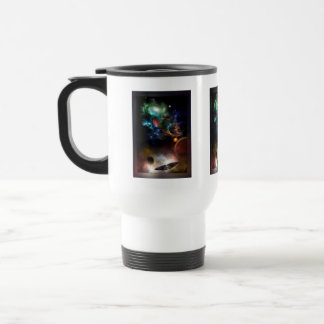 Taza De Viaje Más allá del espacio y el tiempo Fractal Art II Sp