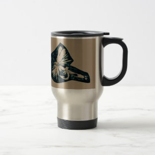 Taza De Viaje "Masa de vuelo seca - trucha cruel" Pesca con mosc