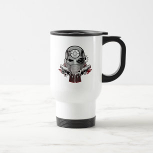 Taza De Viaje Máscara del pelotón el   Deadshot del suicidio y