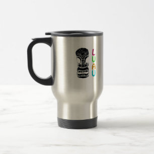 Taza De Viaje Máscara Tiki Polinesia Luau
