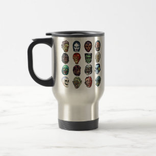 Taza De Viaje Máscaras de colores Mugre de viaje