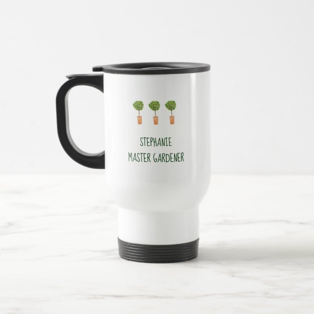 Taza De Viaje Master Gardener | Personalizado (Izquierda)