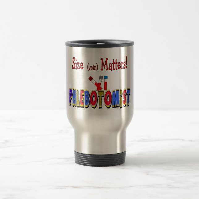Taza De Viaje Materias del tamaño de Phlebotomist (vena) (Centro)