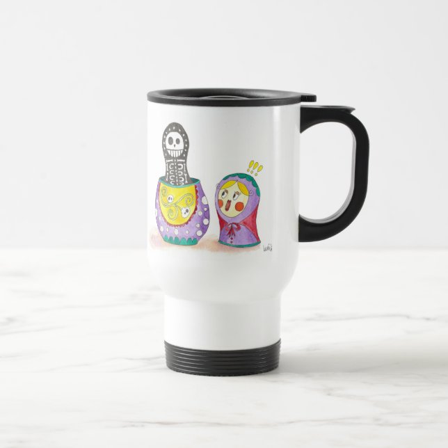 Taza De Viaje MatryoshKa (Derecha)