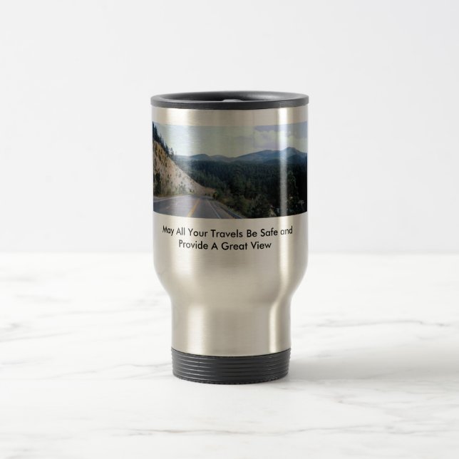 Taza De Viaje Mayo todos sus viajes sean seguros y Provid… (Centro)