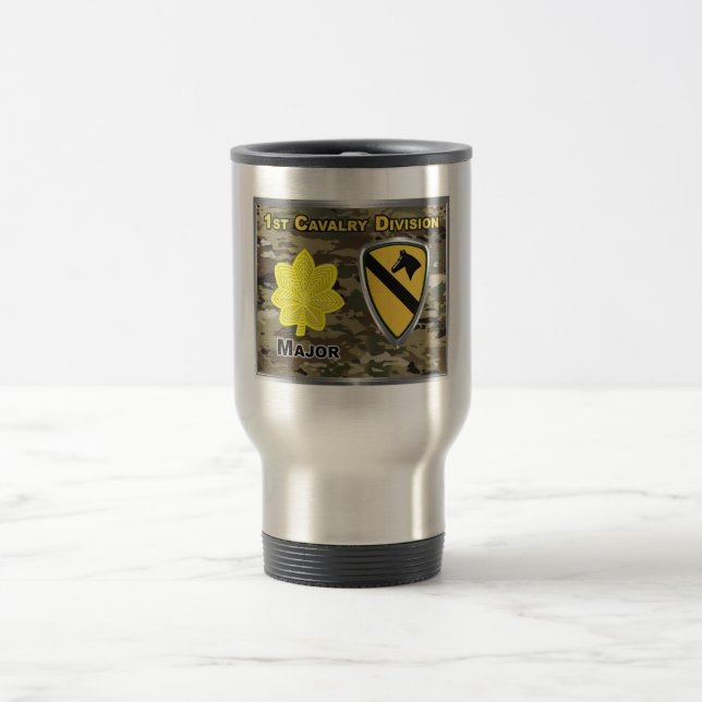 Taza De Viaje Mayor de la 1ª División de Caballería (Centro)