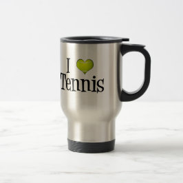 Taza De Viaje Me encanta el tenis