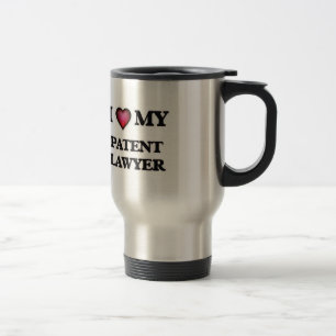 Taza De Viaje Me encanta mi abogado de patentes