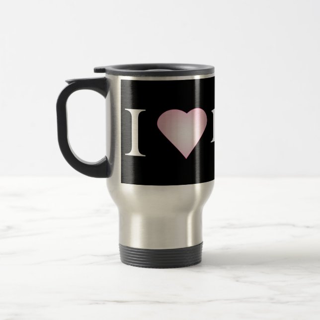 TAZA DE VIAJE ME ENCANTA MI BULLDOG (Izquierda)
