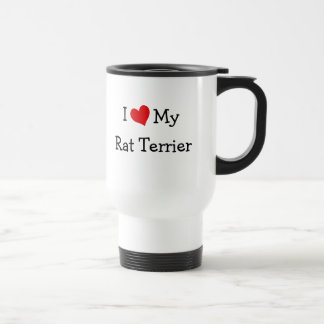 Taza De Viaje Me Encanta Mi Rata Terrier