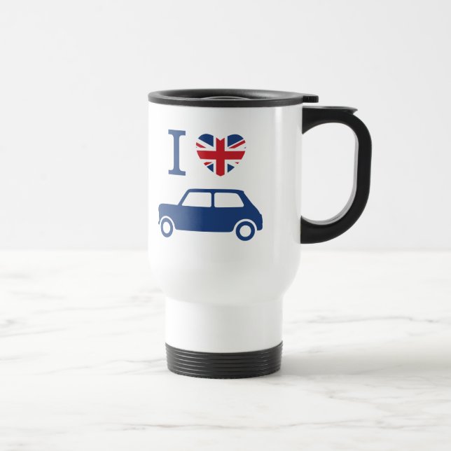 Taza De Viaje Me encanta Mini Coopers Blue - (Derecha)