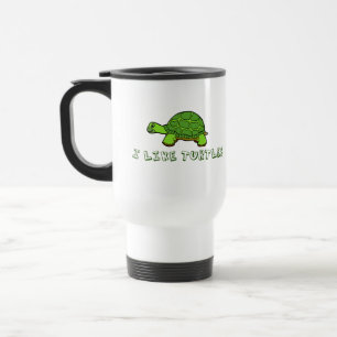 Taza De Viaje Me Gustan Las Tortugas
