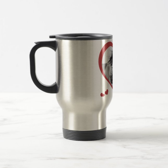 Taza De Viaje Me gustan los caballos nuevo 2 (Izquierda)