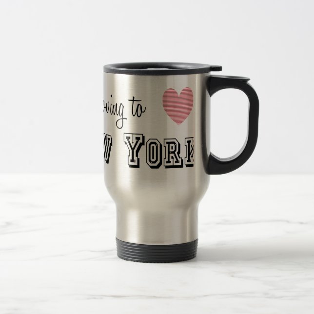 Taza De Viaje Me mudo a Nueva York (Derecha)