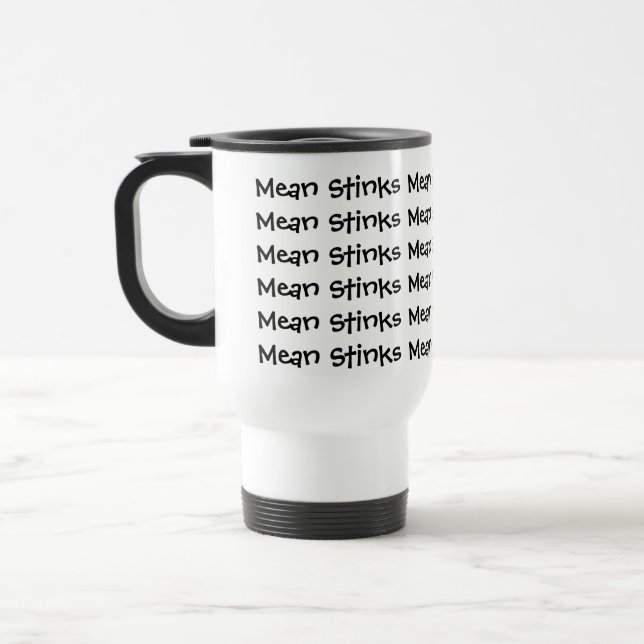 Taza De Viaje Mean Stinks Mug (Izquierda)