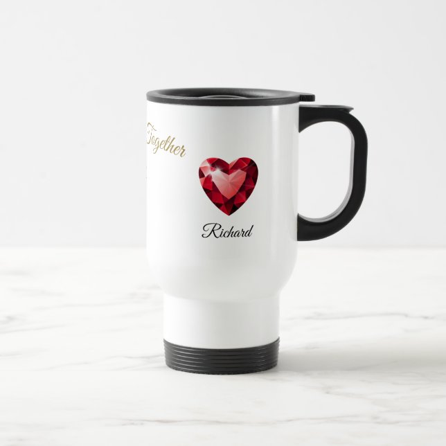 Taza De Viaje Meaningful Gift for her – Elegant Love (Derecha)
