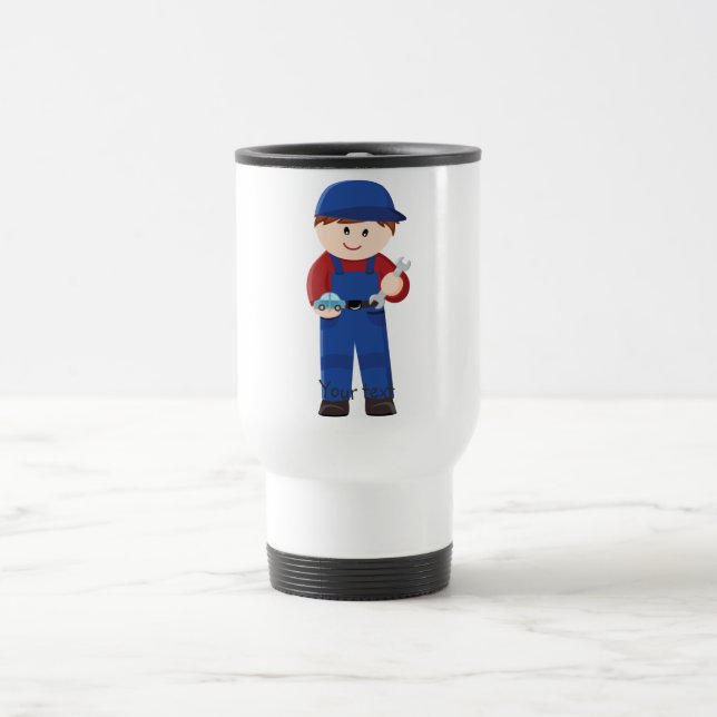 Taza De Viaje Mecánico de coche (Centro)