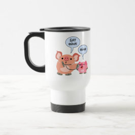Taza De Viaje Médica de cerdo Personalizado y Mug de paciente