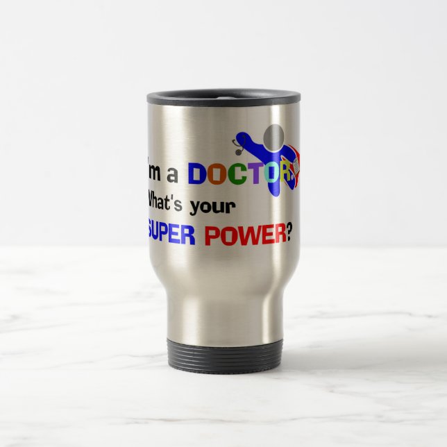 Taza De Viaje Médica de superhéroes (Centro)