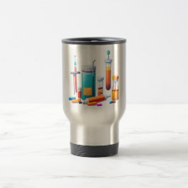 Taza De Viaje Medical Tools Cartoon Mug