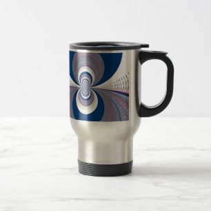 Taza De Viaje Medio azul