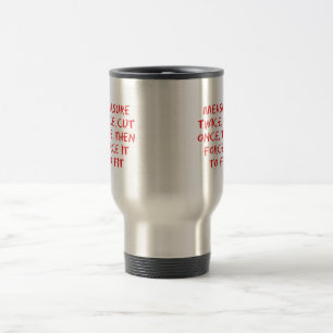 Taza De Viaje Medir, cortar y forzar su ajuste