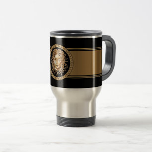 Taza De Viaje Medusa Head Gold Travel Mug