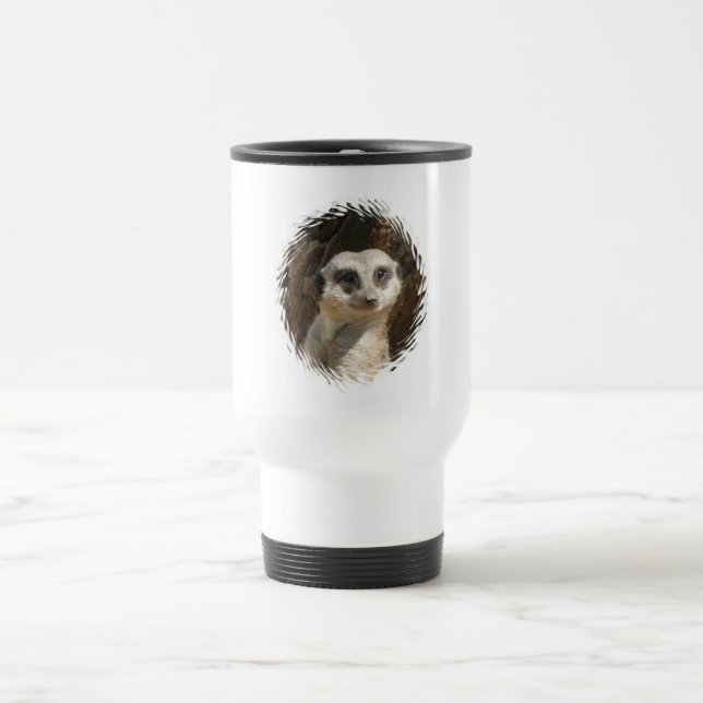 Taza De Viaje Meerkat lindo (Centro)
