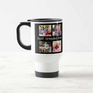 Taza De Viaje Mejor Abuela Cada Vez 4 Collage de fotos Divertido
