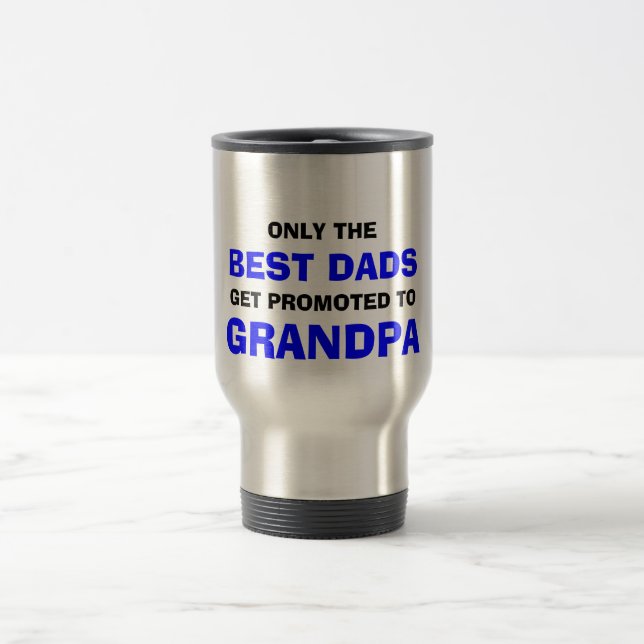 Taza De Viaje Mejor Abuelo de Papás (Centro)