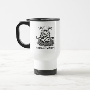 Taza de viaje mejor amiga del viajero Grumpy Hamst