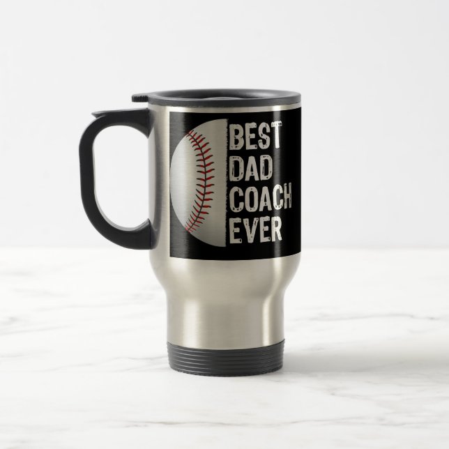 Taza De Viaje Mejor entrenador de papá que nunca fue divertido p (Izquierda)