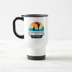 Taza De Viaje Mejor Hermano Por Par Retro Golf Lover Novedad