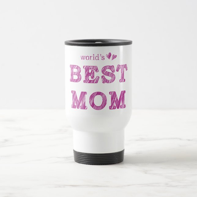 Taza De Viaje Mejor madre del mundo (Centro)