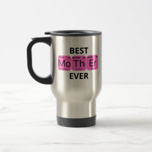 Taza De Viaje Mejor Madre del Mundo Tabla Periódica