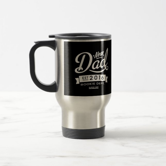Taza De Viaje Mejor Nuevo Padre Oscuro 2016 (Izquierda)