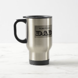 Taza De Viaje Mejor papá del mundo - foto personalizado con nomb