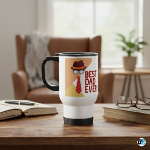 Taza De Viaje Mejor Papá, Minimalista Especial del Día del Padre