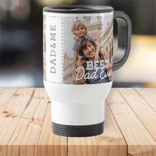Taza De Viaje Mejor Papá Nunca Moderno Personalizado Stitch de G