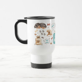 Taza De Viaje Mejor Papá Perro