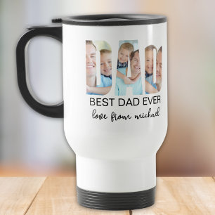 Taza De Viaje Mejor Papá Personalizado 