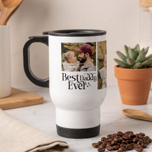 Taza De Viaje Mejor Papá Personalizado Foto