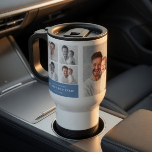 Taza De Viaje Mejor Papá Personalizado Foto