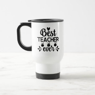 Taza De Viaje Mejor Profesor de Wordart