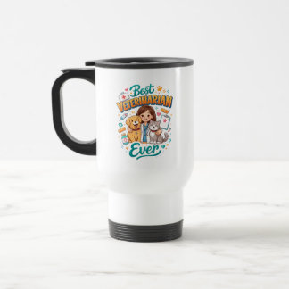 Taza De Viaje Mejor veterinario de todos | Día del veterinario