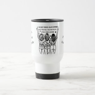 Taza De Viaje Mejores Amigos Personalizados Para Siempre