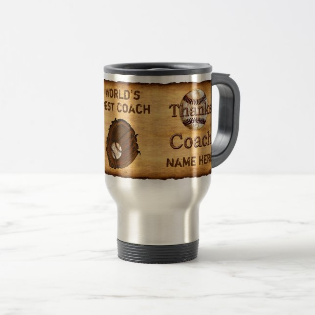 Taza De Viaje Mejores regalos personalizados rústicos del (Anverso derecho)