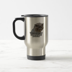 Taza De Viaje Meme divertido de gato para amantes de gatitos y d